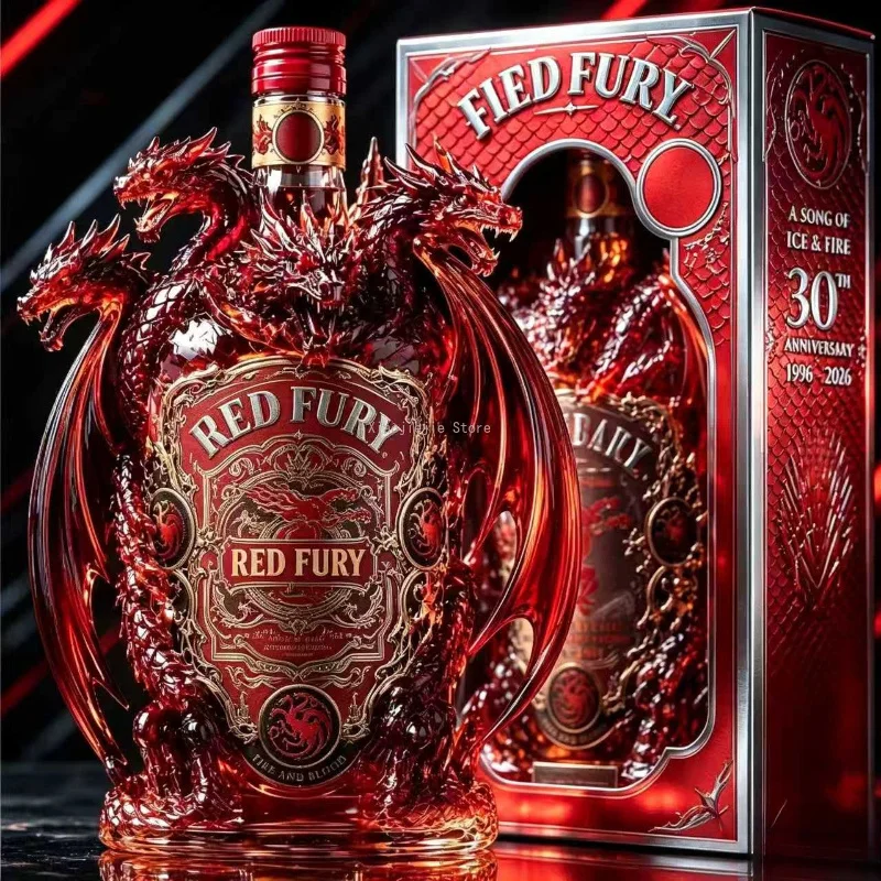 Unique Multi‑Dragon Glass Liquor Decanter Whiskey Storage Bottle Decorative Display Home Bar Accessory
