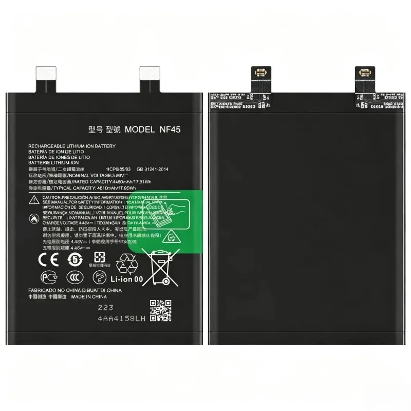 Fast Shipping NF45 for Motorola Edge 30 Ultra/X30 Pro Large Capacity Mobile Phone Battery 4610mAh Safe Stable High Performance