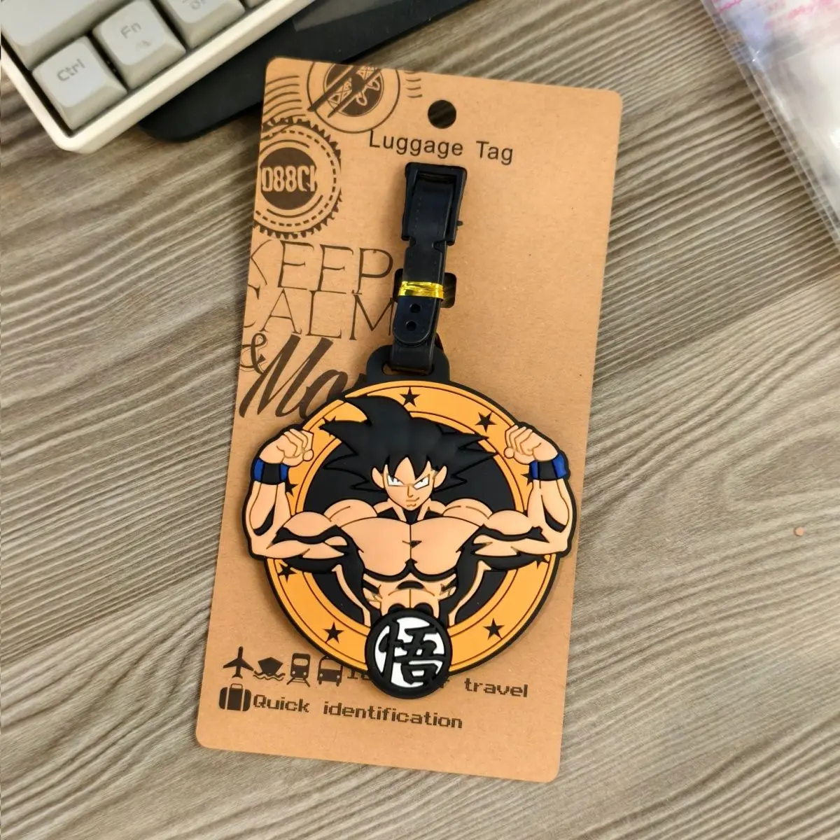 Neuer Dragon Ball Son Goku Majin Buu Vegeta Cartoon Niedlicher Gepäckanhänger für Reisegepäck – Hochwertiger Anhänger mit exquisiter Dekoration – Detail 6