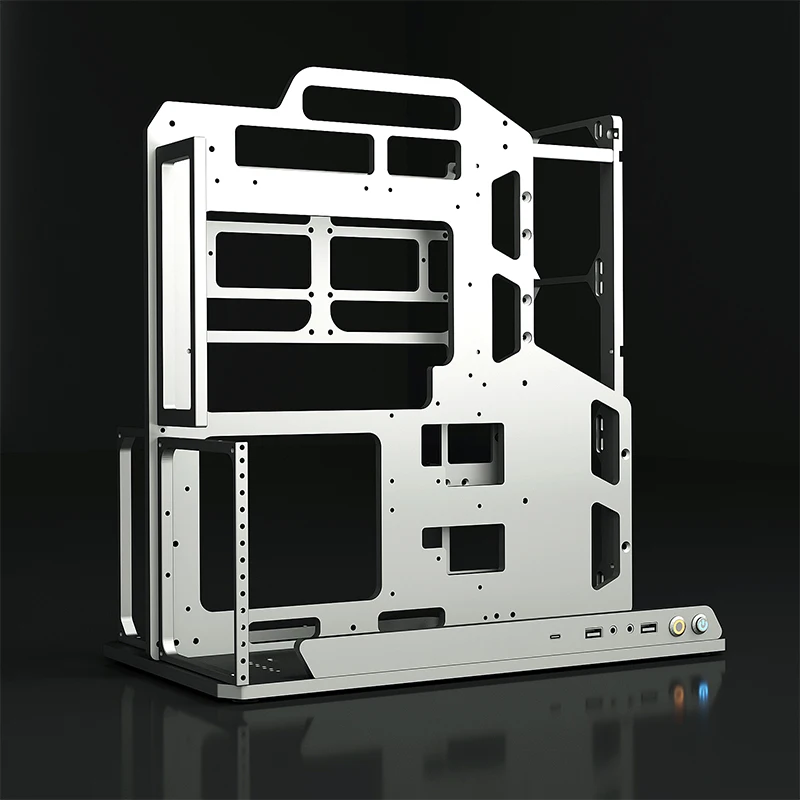 Imagem -06 - Socooler Chassi de Computador Aviação Alumínio ap Portátil Ampliado Aberto pc Rack Refrigerado a Água Multi-tipo Placa-mãe Suporte