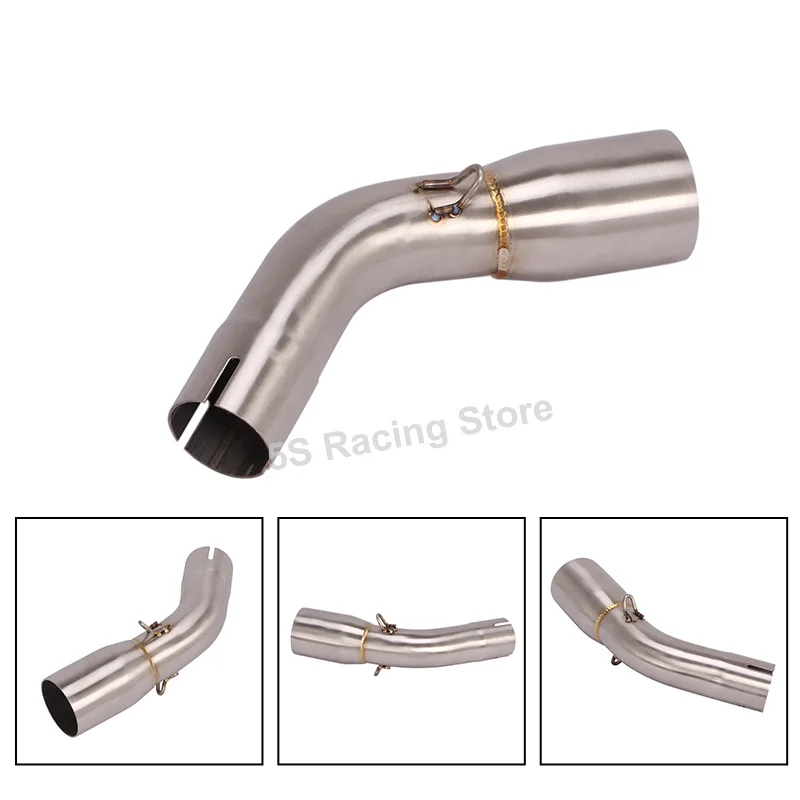 Slip For SUZUKI SV650 SV650X SV650S 2003 -  2020 2021 2022 51MM Motorcycle Exhaust Escape Modify Moto Muffler Middle Link Pipe