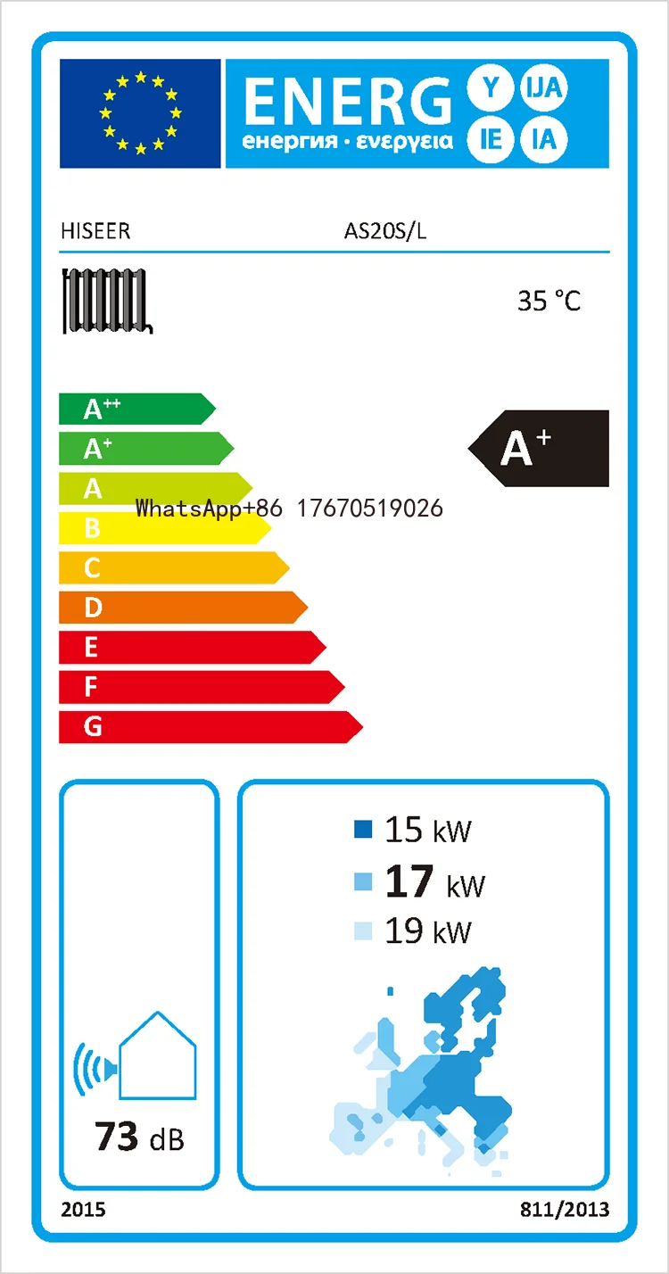 2026-Heatpump Water Heaters R410A DC Inverter Air Source Heat Pumps for Heating Cooling