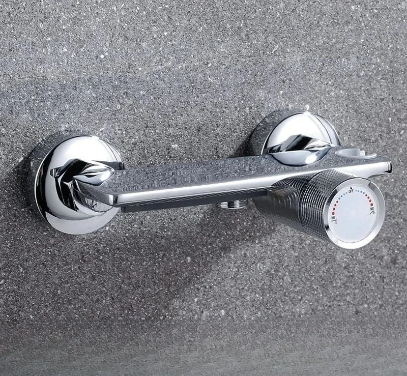 

Waterfall Spout Tub Shower Faucet with Triple Handle Mixing Valve - Hot/Cold Modern Bathroom Fixture