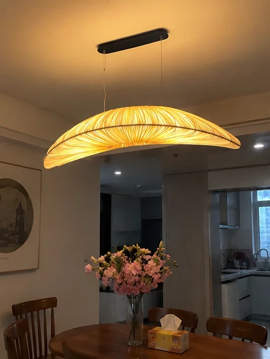 Vintage Chandelier for Dining Room Cloth Sailboat Pendant Lights Chandeliers Hanging Lamps Living Bedroom Decor Luxury Lighting