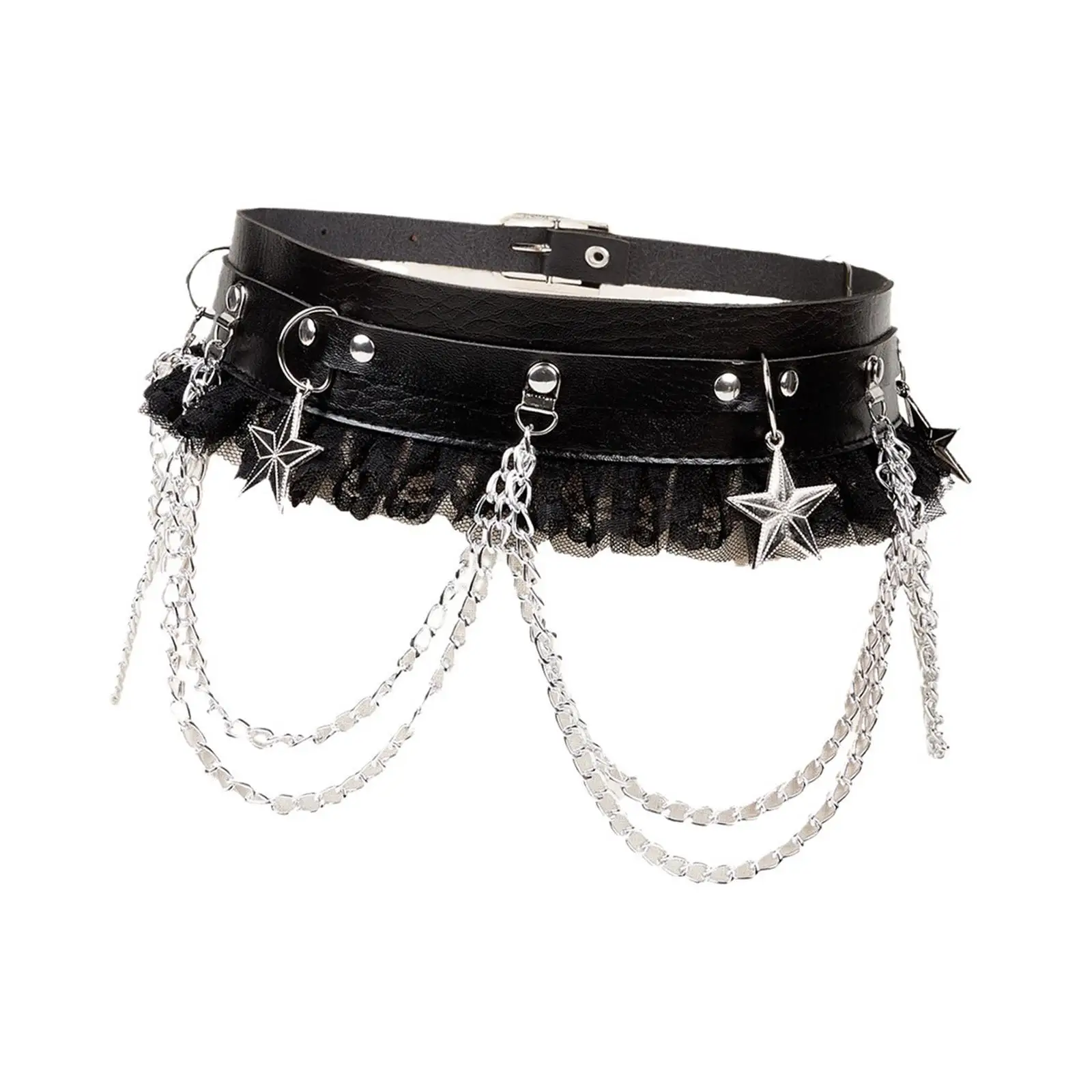 Cinturón de cadena para la cintura, regalos de joyería, cinturón para el cuerpo para mujer con dijes de estrellas, joyería para el cuerpo para fiesta