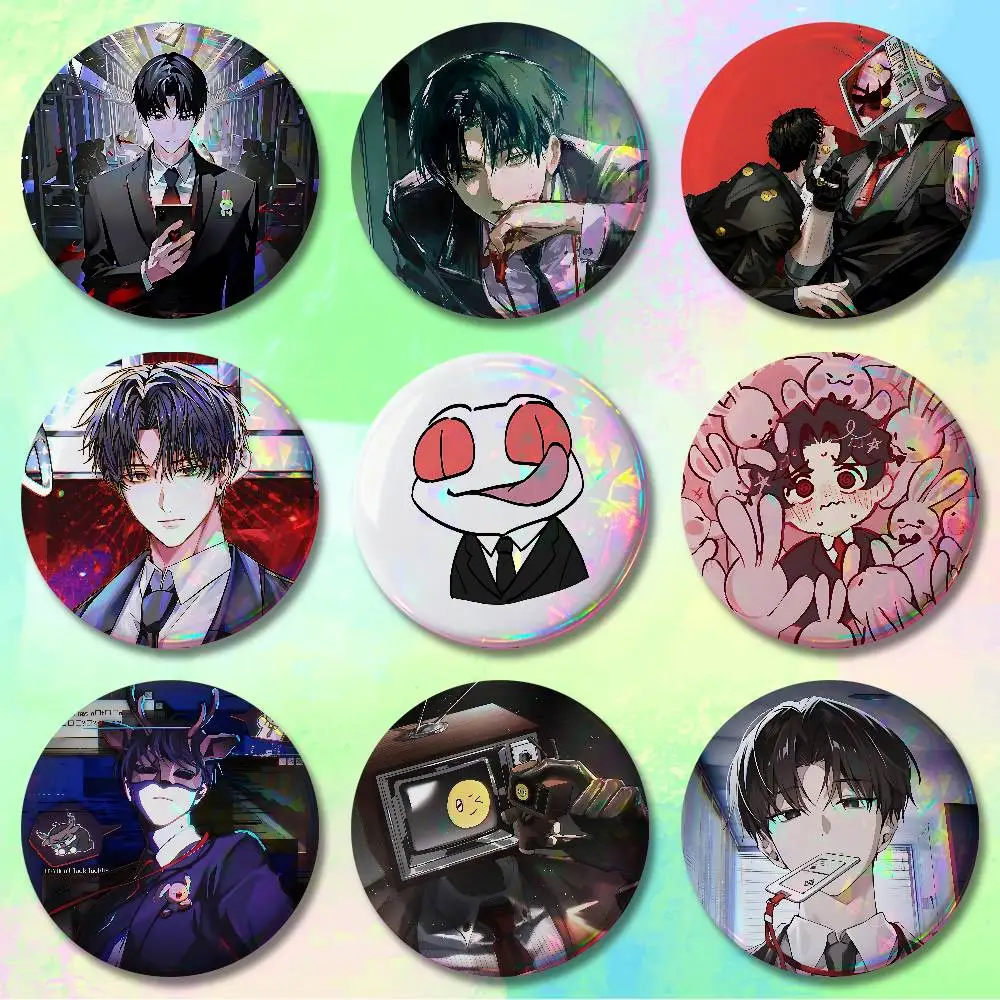 K-Kim S-Soleum Web Novel GSGW Badges Round Nijigen Otaku Culture IP peripheral products 58mm 44mm 32mm 75mm 25mm Mini