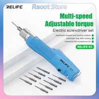 RELIFE E2 9 in 1 Torque Electric Screwdriver Set Multi-speed Adjustable Torque Forward and Reverse Rotation Repair Tools