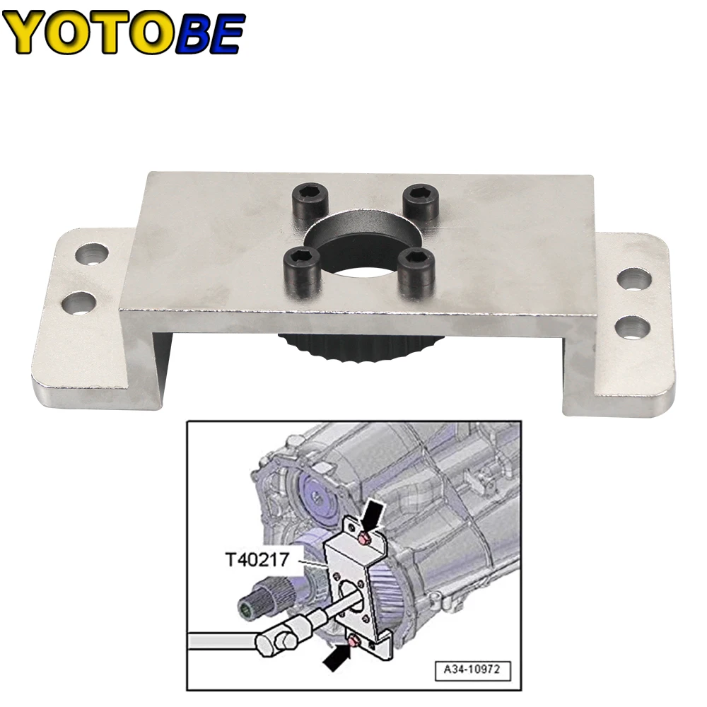 Chariots T40217 pour VW, boîte de vitesses manuelle à 6 vitesses 0B2, poignées, outil d\'arbre latéral