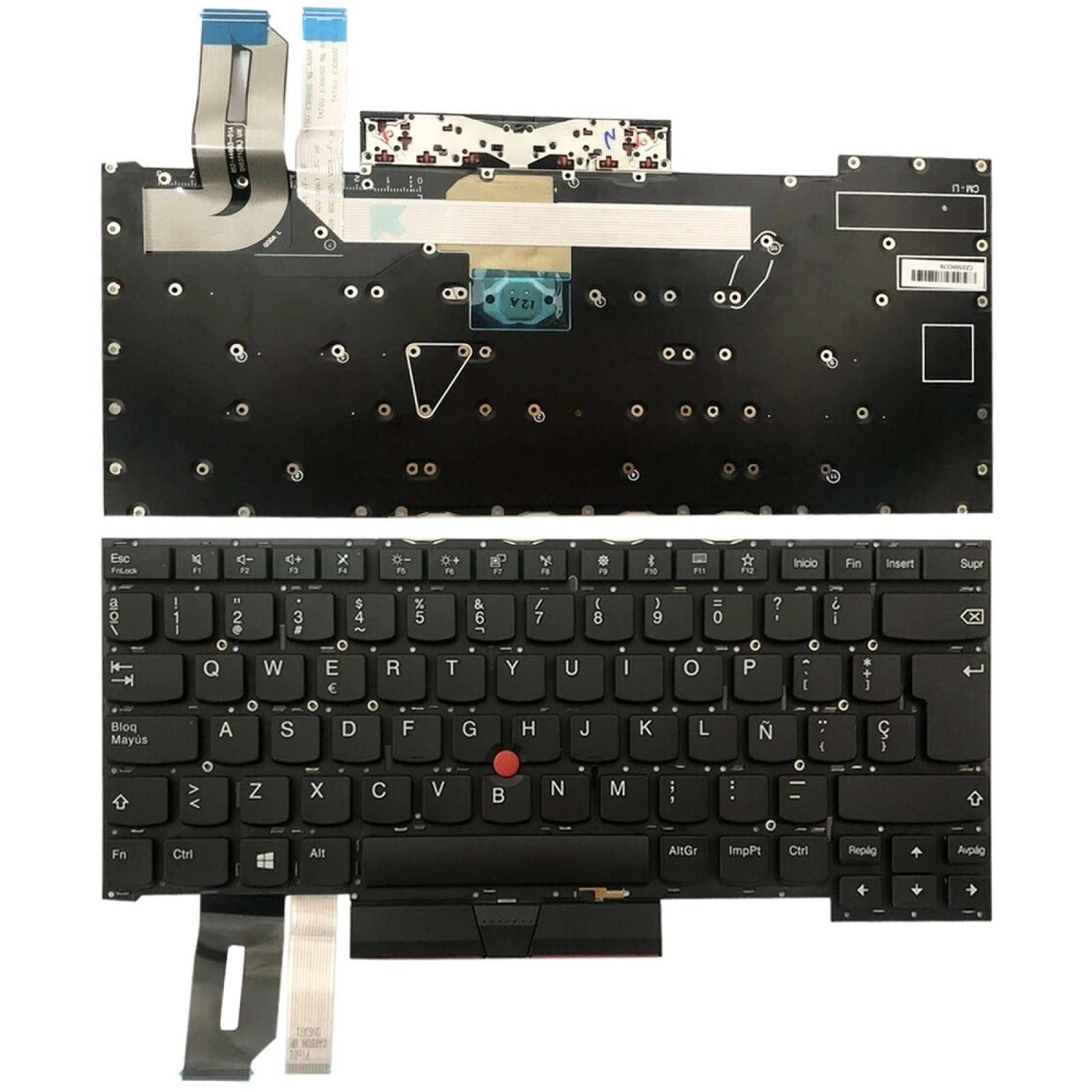 

For Lenovo ThinkPad T490s / T495s Spanish Version Backlight Laptop Keyboard