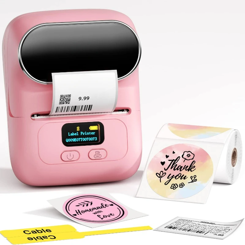 

M110 Portable Direct Thermal Printer 203dpi Features Wireless iOS & Android USB Connectivity & Price Label for QR Code!