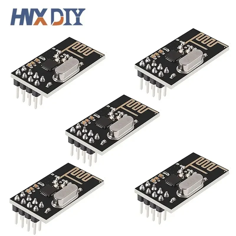 1-10PCS NRF24L01 2.4GHz 2Mbit/s Wireless Data Transmission RF Transceiver Module Board 1.9-3.6V For Arduino DIY