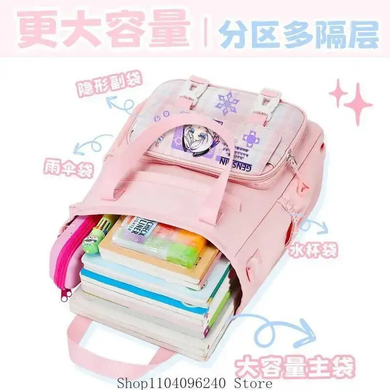 Anime GAME Game Genshin Impact Citlali Kinich Ifa Anime Tutoring Student Cosplay Crossbody Shoulder Bag Itabag Men Women