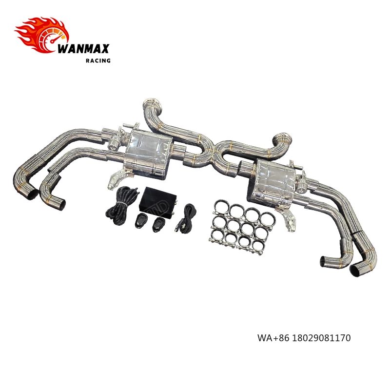 

JTLD High Quality Valved Sport 304SS Exhaust System for 2008-2015 R8 V8 V10 Valved Sport Exhaust System R8 V8 V10