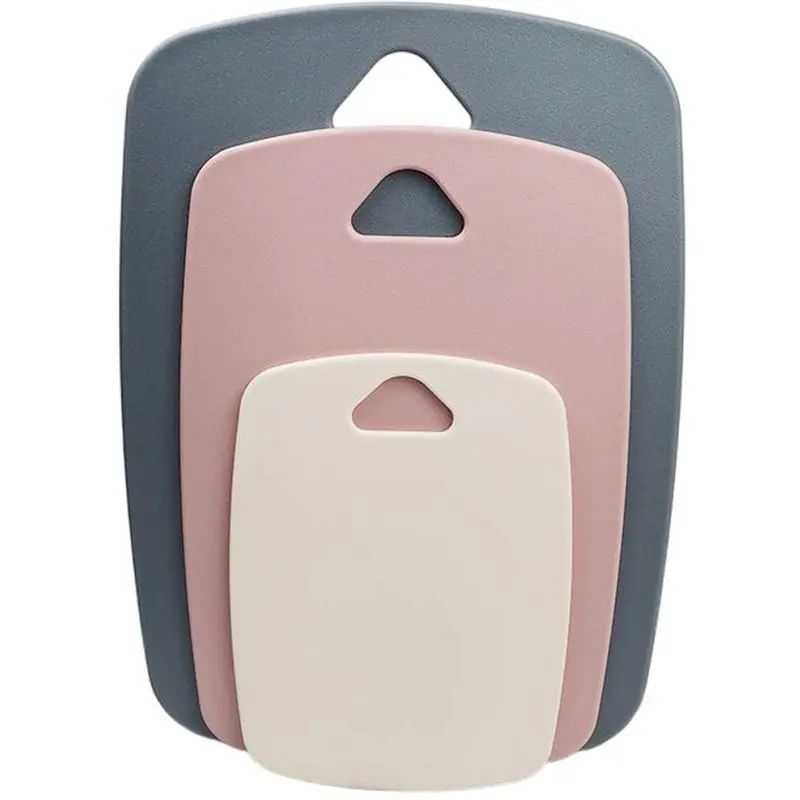 AB66-1Set/3Pcs Plastic Cutting Boards Kitchen Cutting Board Plastic Cutting Board Meat And Vegetable Thick Cutting Board