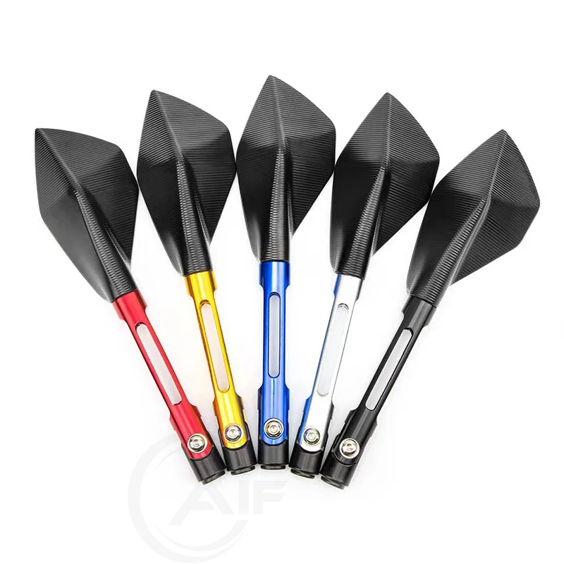 

For kawasaki Z900 Z 900 Universal Motorcycle retrofit CNC side mirror blue anti-glare Rearview