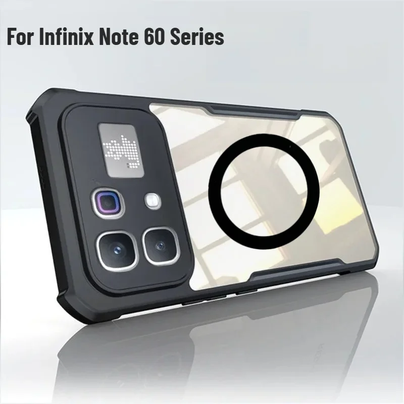 Luxury Transparent Armor Design For Infinix Note 60 Pro 50 P