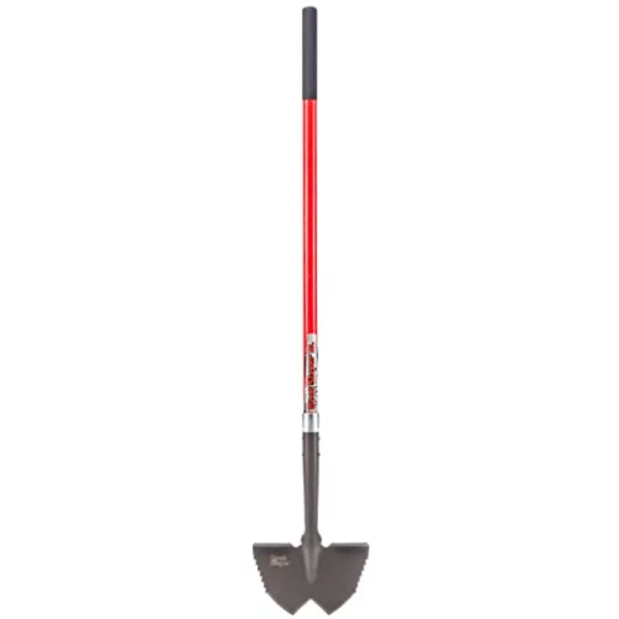 Serrated Garden Edger for Landscaping, Soil Cutting, and Clean Lawn Borders, Steel Tool