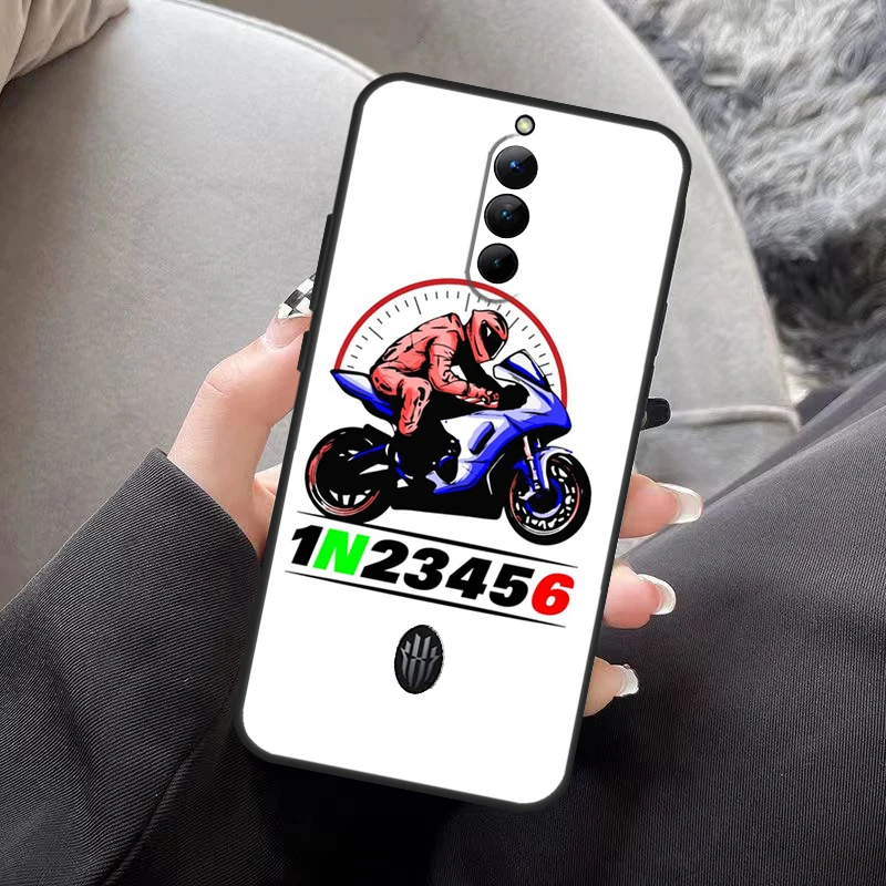 1N23456 オートバイケース ZTE Nubia Red Magic 11 10S 10 Air 8 8S 9 9S Pro Plus 5G 6R 7 6 6S 7S Pro用バックカバー
