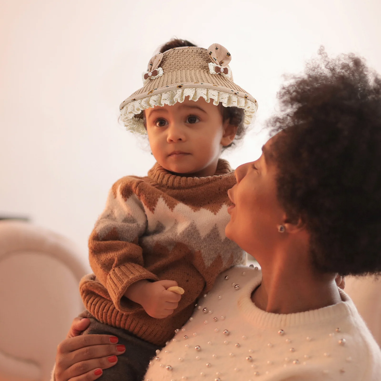 

Детская летняя солнцезащитная шляпа для девочек с открытым верхом, широкими полями, ушками кролика, дышащая, для улицы, пляжа, летний аксессуар для малышей