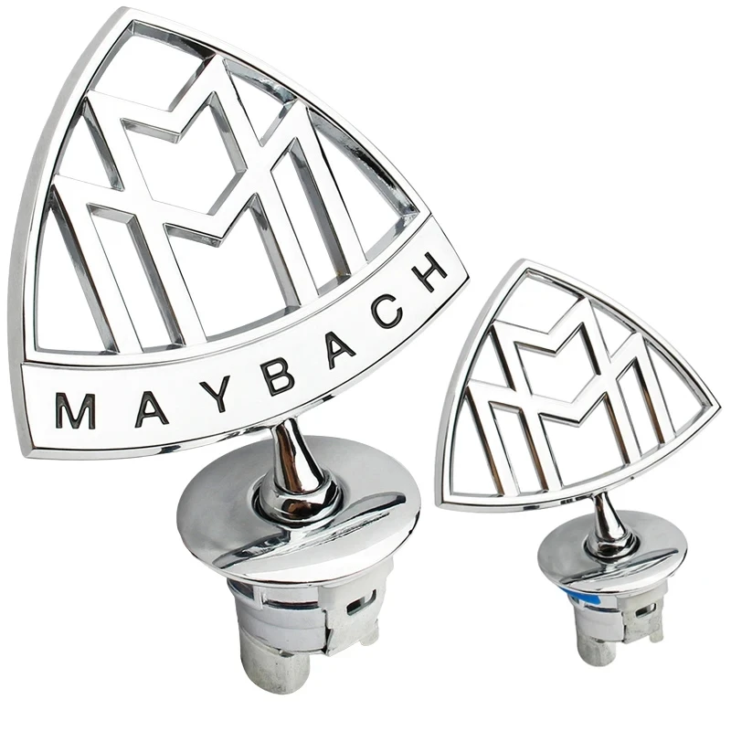 Для Maybach металлическая головка капюшон логотип значок эмблема стикер S560 S580 S600 S680 GLS600 W205 W212 W213 W222 W221 W223 W167