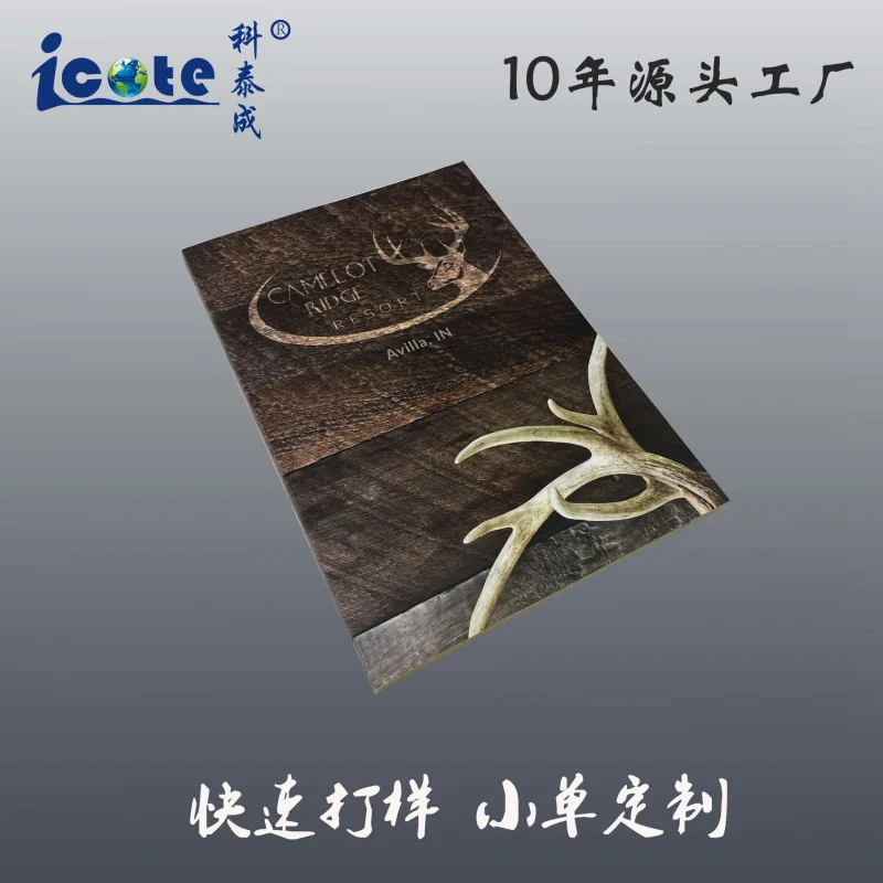 Customized. Handmade Four-Color Printed Video Brochure 7inch A5 High-Definition Video Greeting Card with Button Lock