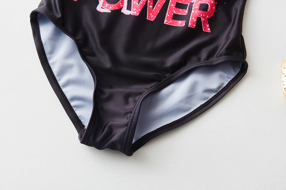 Bañador de una pieza para niñas, traje de baño de 1 a 14 años, ropa de playa