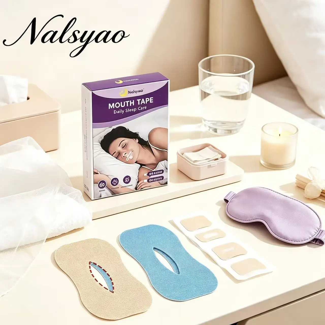 Gentle Less Mouth Seal Tape Wholesale 10/30Pcs 30Pcs Anti Snoring Sleep Strips Sticker Stop Snore Mouth Correction Sticker Tape