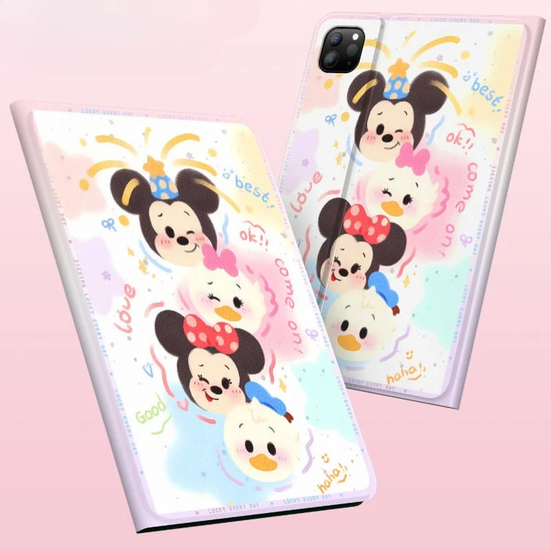 

Чехол Disney для iPad, чехол для iPad 8, 9, 10, 10.2 дюйма, Air 4, 5, 10.9 дюйма, M2, M3, A16, 11 дюймов, чехол для планшета, чехол для iPad Pro 4, 5, 6, 12.9 дюймов, M4, защитный чехол