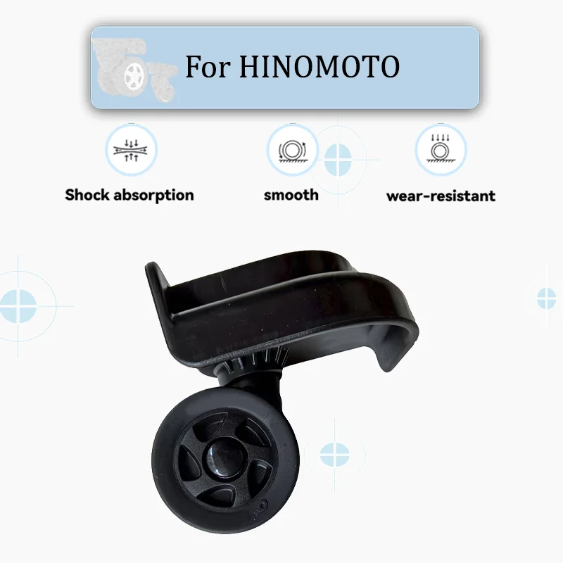 

For HINOMOTO BTHS04 Ultra-Quiet Replacement Wheels Heavy-Duty Bearings Swivel Casters Wear-Resistant & Slip-Resistant
