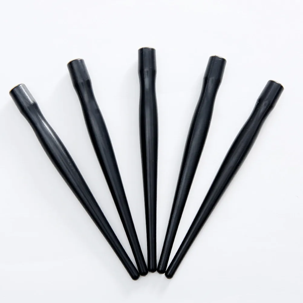 20Pcs Black Drawing Pen Holder Dip Nib Holder Professional Cartoon Art Supply for Illustrators Sketching Ink Work Portable