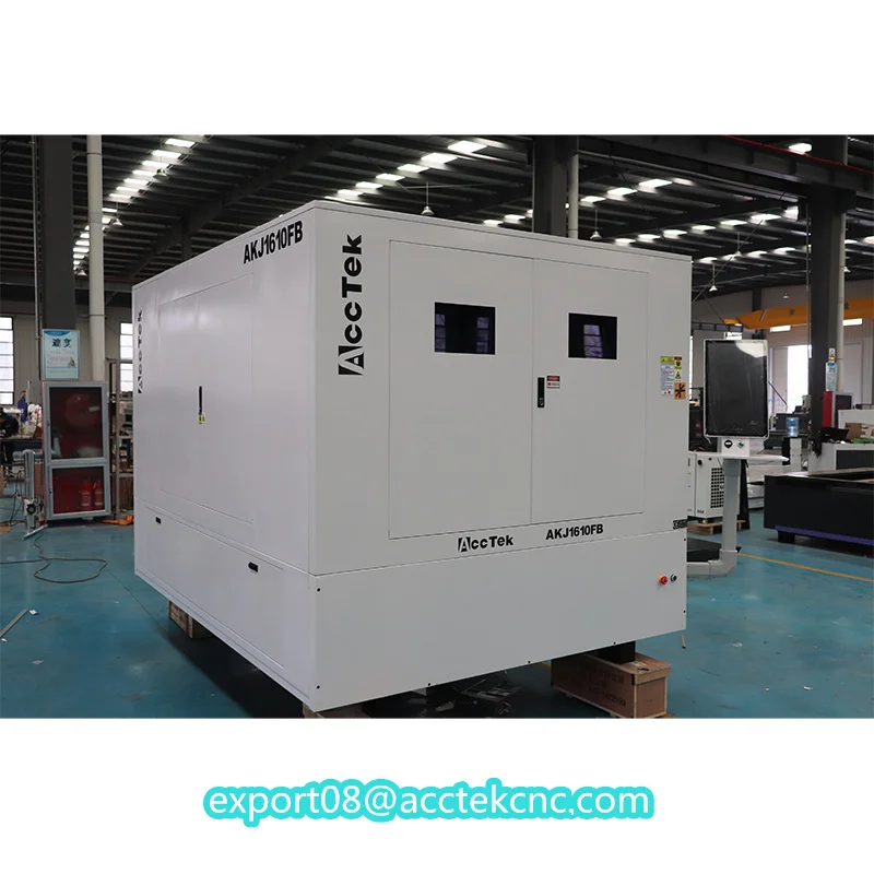 Full Enclose Type 1000 1500watt Carbon Steel Raycus Cnc Fiber Laser Cutting Machine with Mini Size 6090 6010 1610