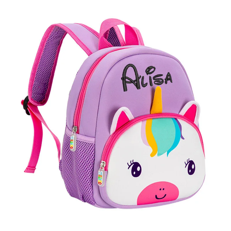 Cute Custom Backpack Personalized Backpack for Girls Boys with Name Customized Travel School Bookbag