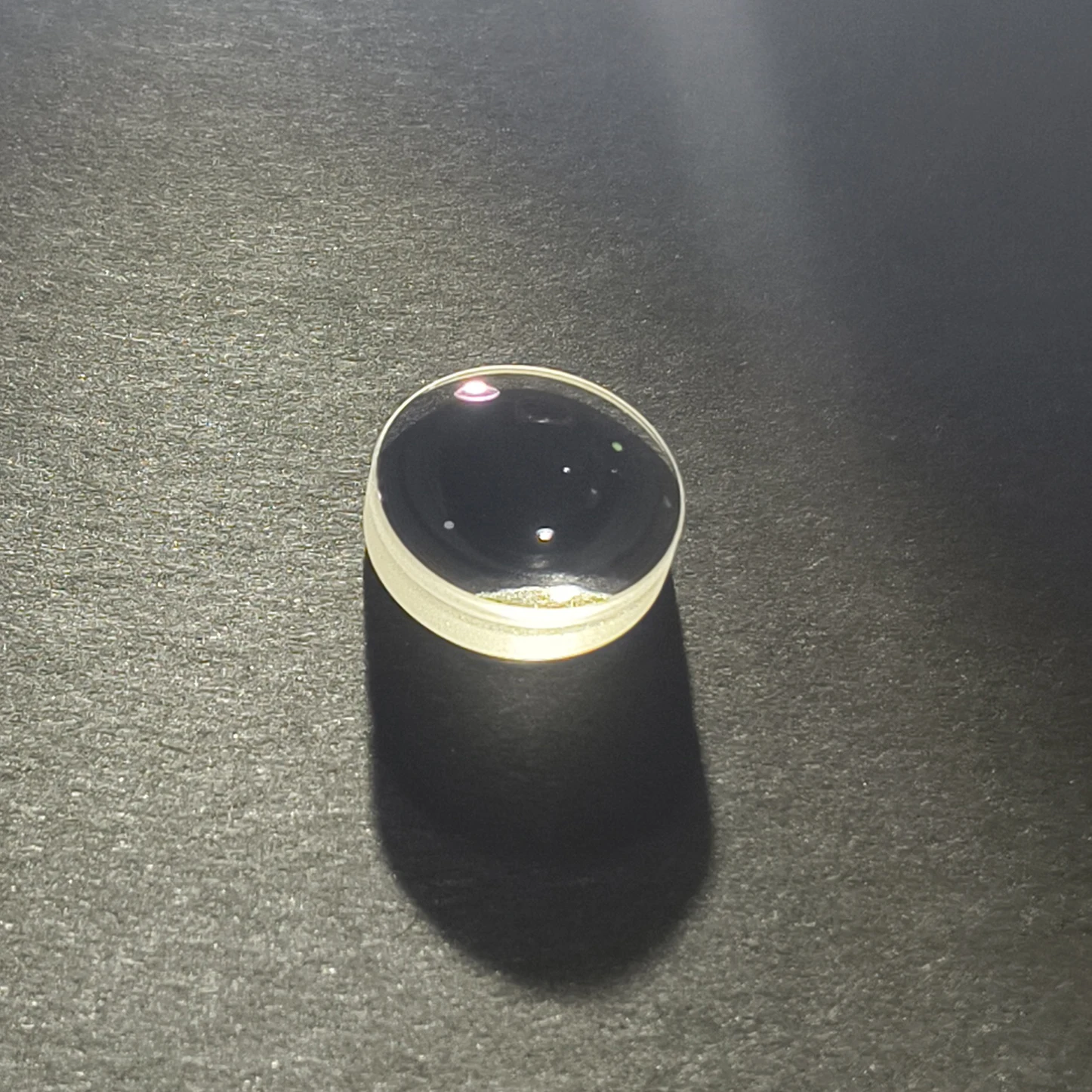 

Double convex cemented optical achromatic glass lens with a diameter of 12.7 mm and a focal length of 19 mm, material LA8A ZF52A