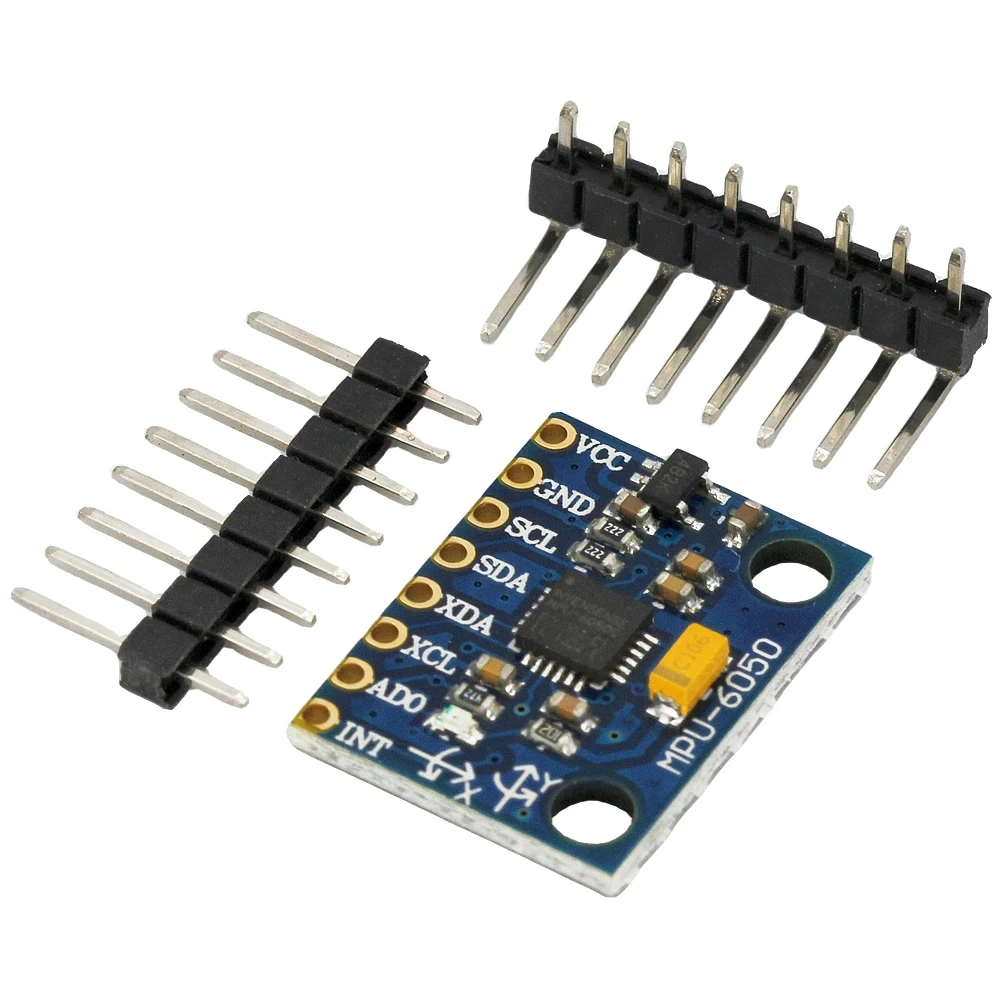 GY-521 MPU-6050 MPU6050 3 Axis Analog Gyroscope Sensors + Accelerometer Module IIC I2C For Arduino Quadcopter Drone 3-5V DC