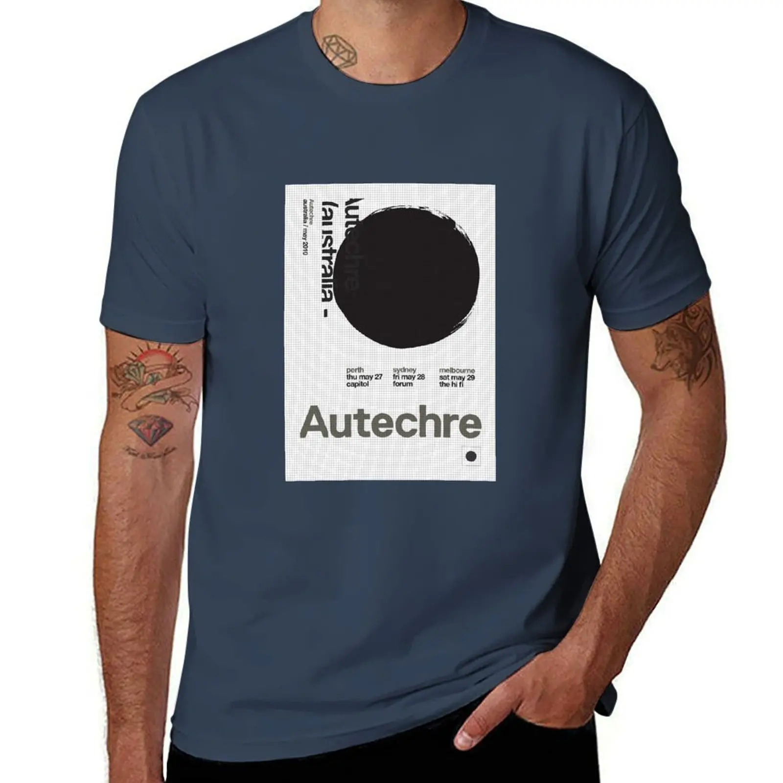 

Graph Paper Autechre T-Shirt Work Daily Short Sleeve Top