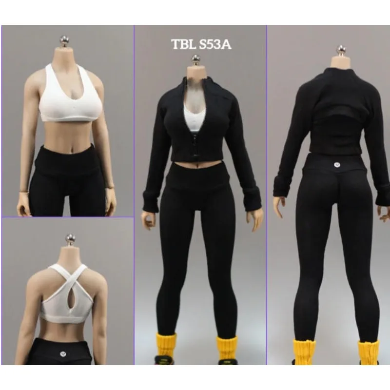 ชุดโยคะสปอร์ต เสื้อโค้ท เสื้อกั๊ก กางเกง ชุดเซ็ตสำหรับตุ๊กตาแอ็คชั่นฟิกเกอร์ขนาด 12 นิ้ว สเกล 1/6 มีสินค้าในสต็อก