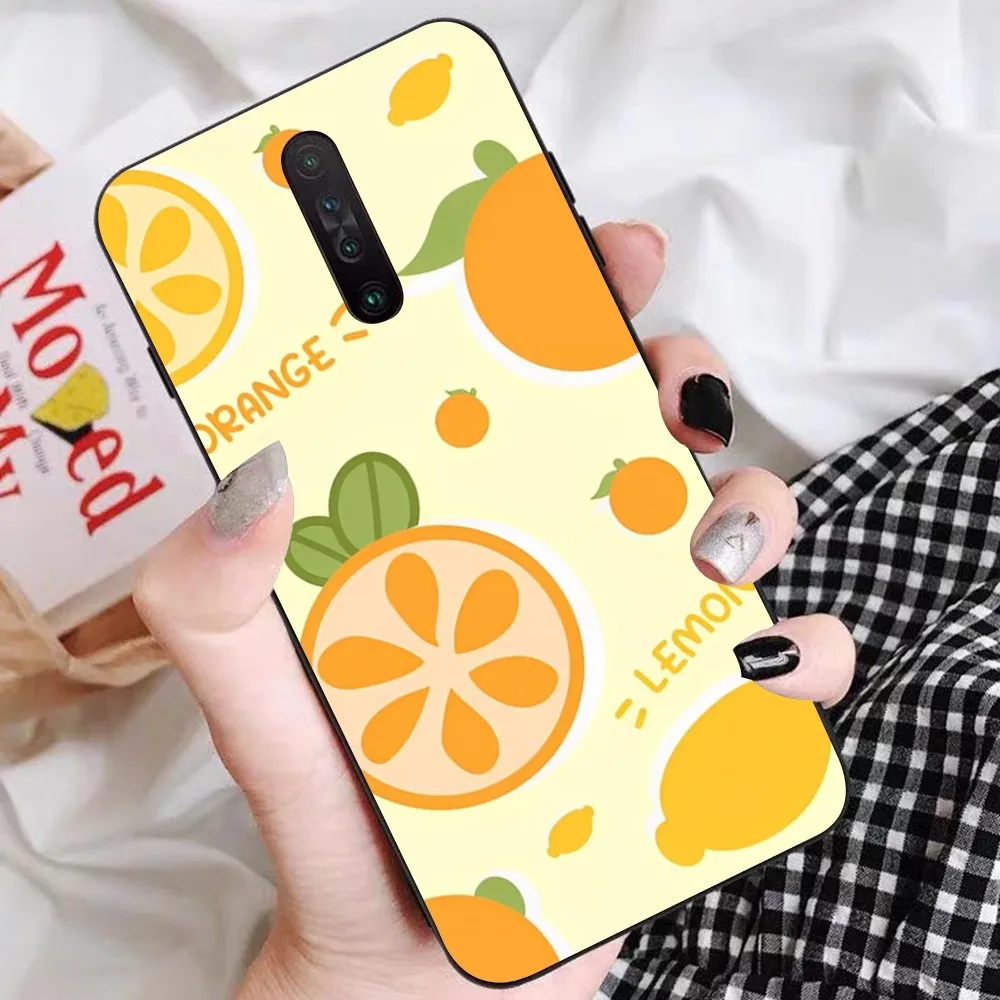 Fruit lemon Phone Case For Redmi 5 6 7 8 9 10 plus pro 6 7 8 9 A GO K20 K30 K40 pro plus F3 Fundas