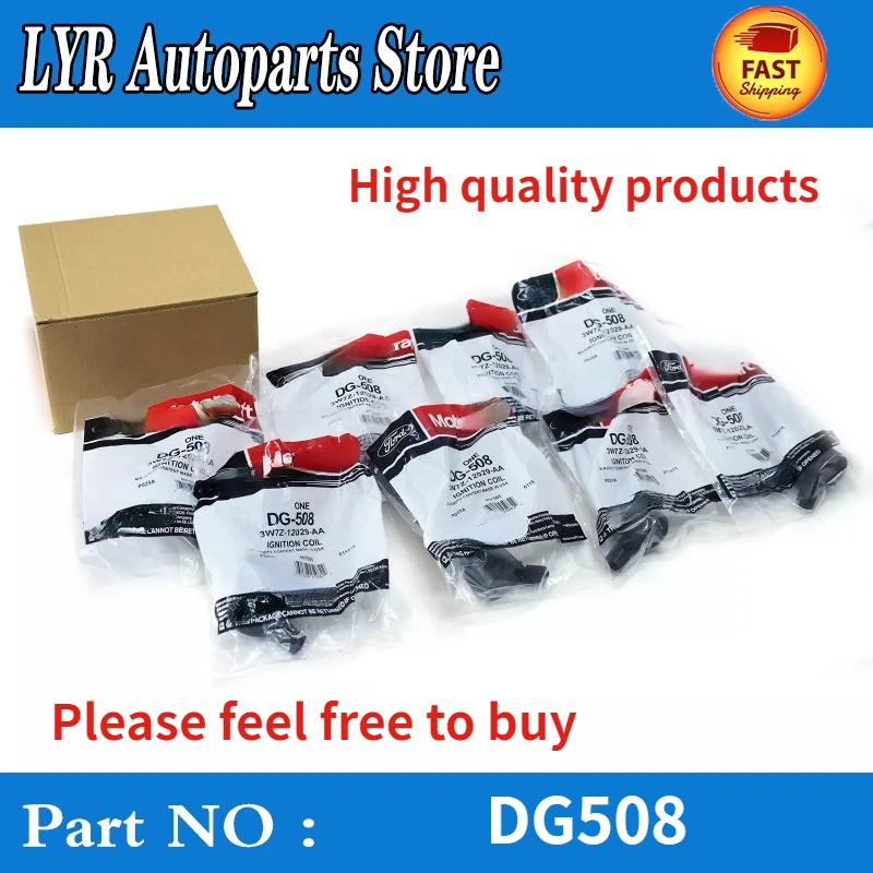 

8PCS DG-508 DG508 Ignition Coils For F150 F-250 F-350 E-150 3W7Z-12029-AA 4.6L 5.4L 6.8L