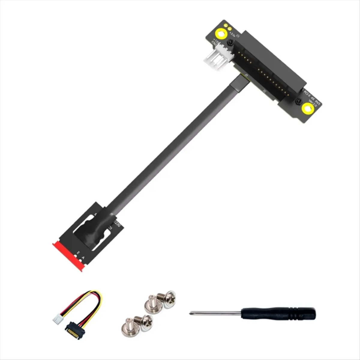 ☶❈＊♥AC746-15YA PCI-E 4X to M.2 A+E Key Adapter Cable Extender Risers for Graphics Card Interface Extension Cable 20cm