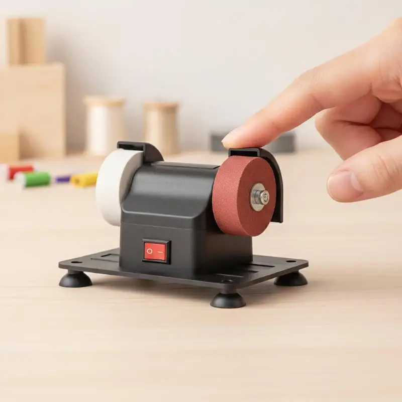 1Pcs Small Grinding Wheel Knife Sharpener Durable Abrasion Resistant Sharpening Polishing Tool for Long Term Use