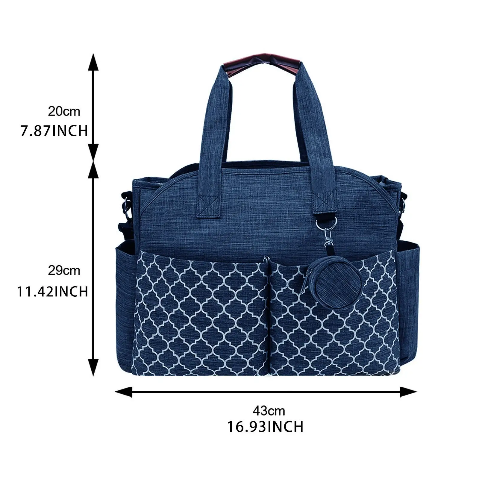 기저귀 가방 토트 오거나이저 다기능 아기 가방 소형 물품 기저귀용