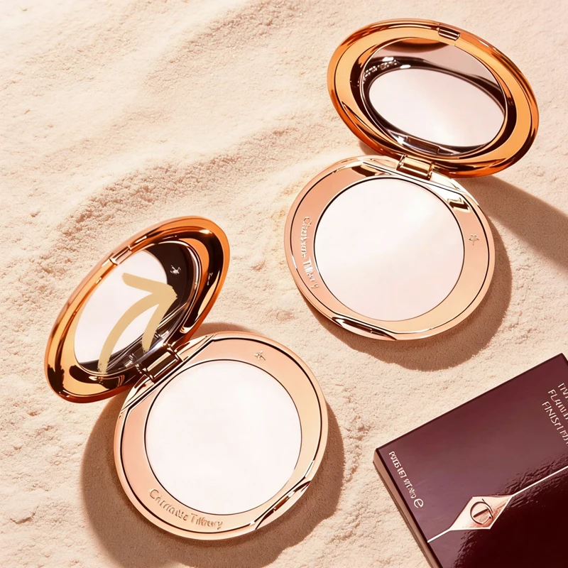 C/T Poederinstelling Touch-up Make-up Verhelderende huidskleur Oliecontrole Verbeter een stralende teint Lippenstift Verfijn de lipvorm