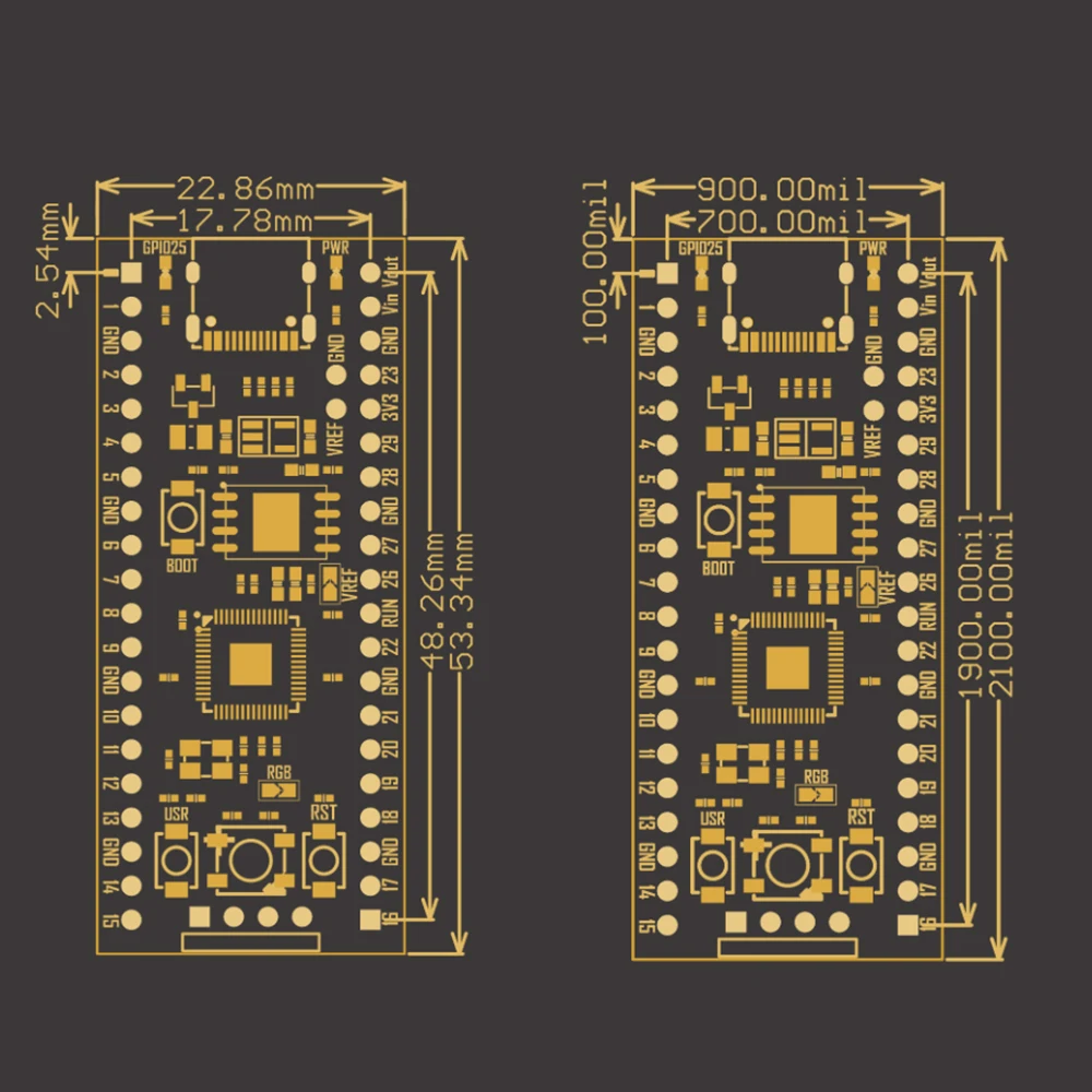 Raspberry Pi Pico with Pre-Soldered Header Microcontroller Mini Development Board Raspberry Pi RP2040 Chip