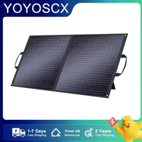 Folding 100W 200W Portable Solar Panels Cell Foldable Solar Charging Panel Complete Kit House Outdoor Powerful for Power Station
