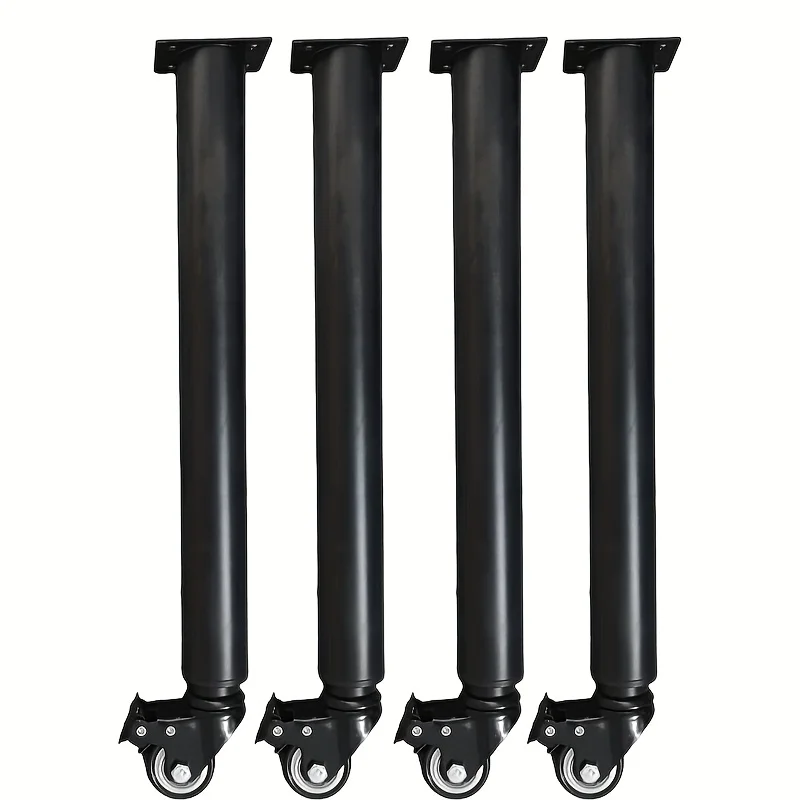41-62cm 2pcs  Adjustable table legs with locking casters suitable for tables sofas dressing tables and adjustable height