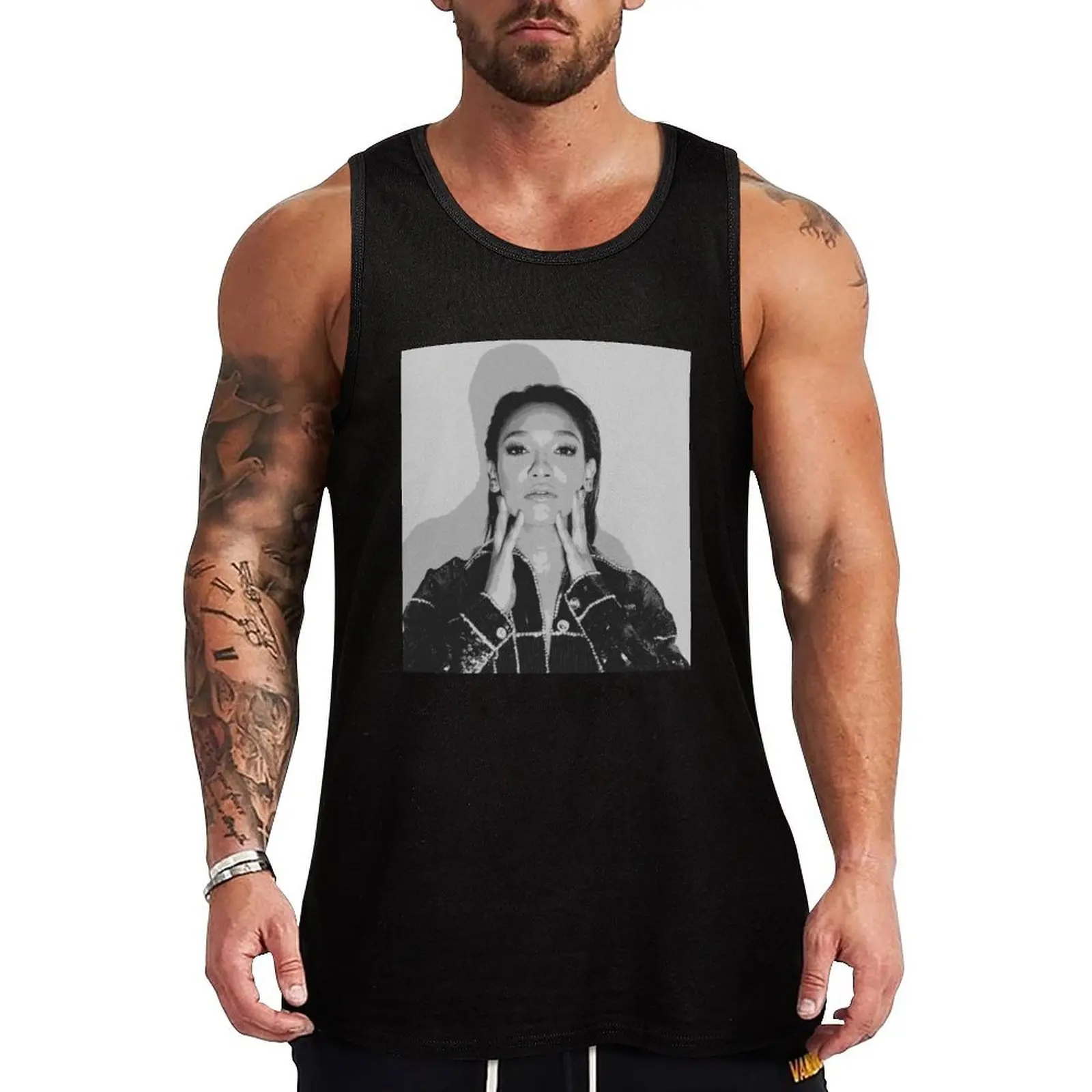Candice Patton Pop Art Майка без рукавов Спортивные футболки для мужчин Рубашка для бега Нижнее белье Спортивная одежда