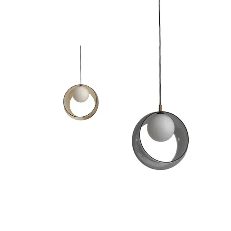 Moderno Simples Vidro Lustre, Restaurante, Entrada Bar, Pequeno Lustre, Home Designer, Abajur, Escada Longa Lustre