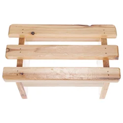 Wood Shower Foot Rest Bamboo Shower Bench Bathroom Sauna Feet Stool Shaving Legs Pedicure Bathtub Corner Shower Stool Small