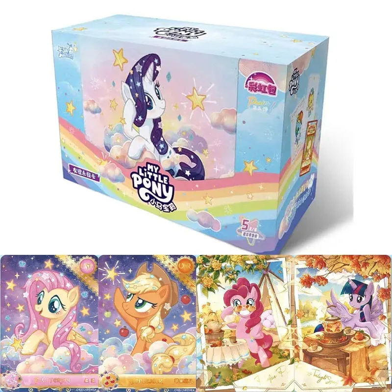Original Box Genuine KAYOU My Little Pony Cards Rainbow Pack Series 5 Eternal Friendship Collection Card Anime Christmas Gifts