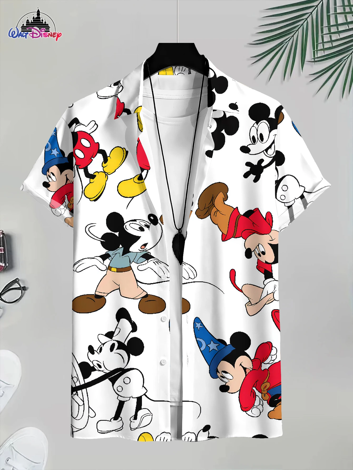 

Stylish Casual Men's 3D Print Disney Mickey Shirt Assorted Styles: Multi - Pattern Mickey Patterns